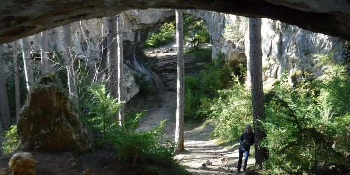 Zoom sur le sentier des arcs de Saint Pierre des Tripiers