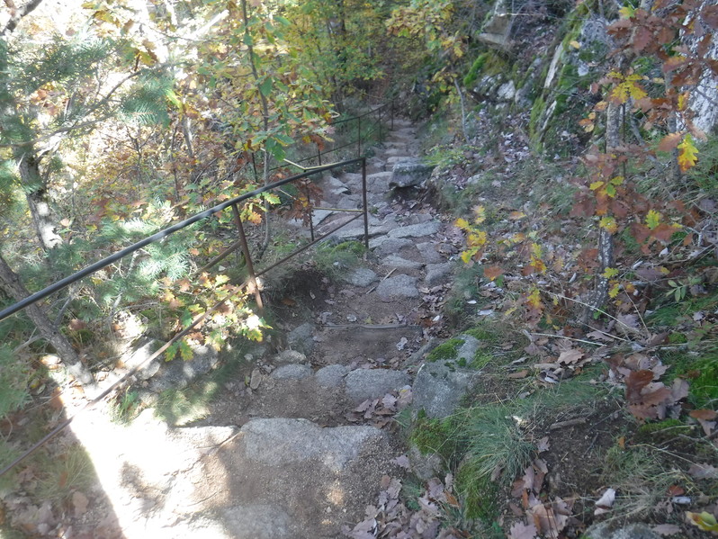 chemin d'accès a la cascade de runes