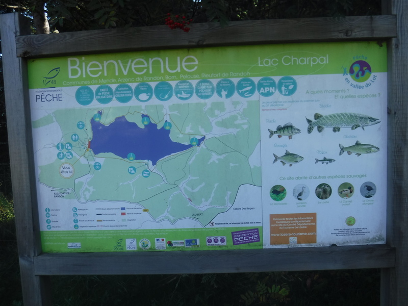 infos sur le lac de charpal