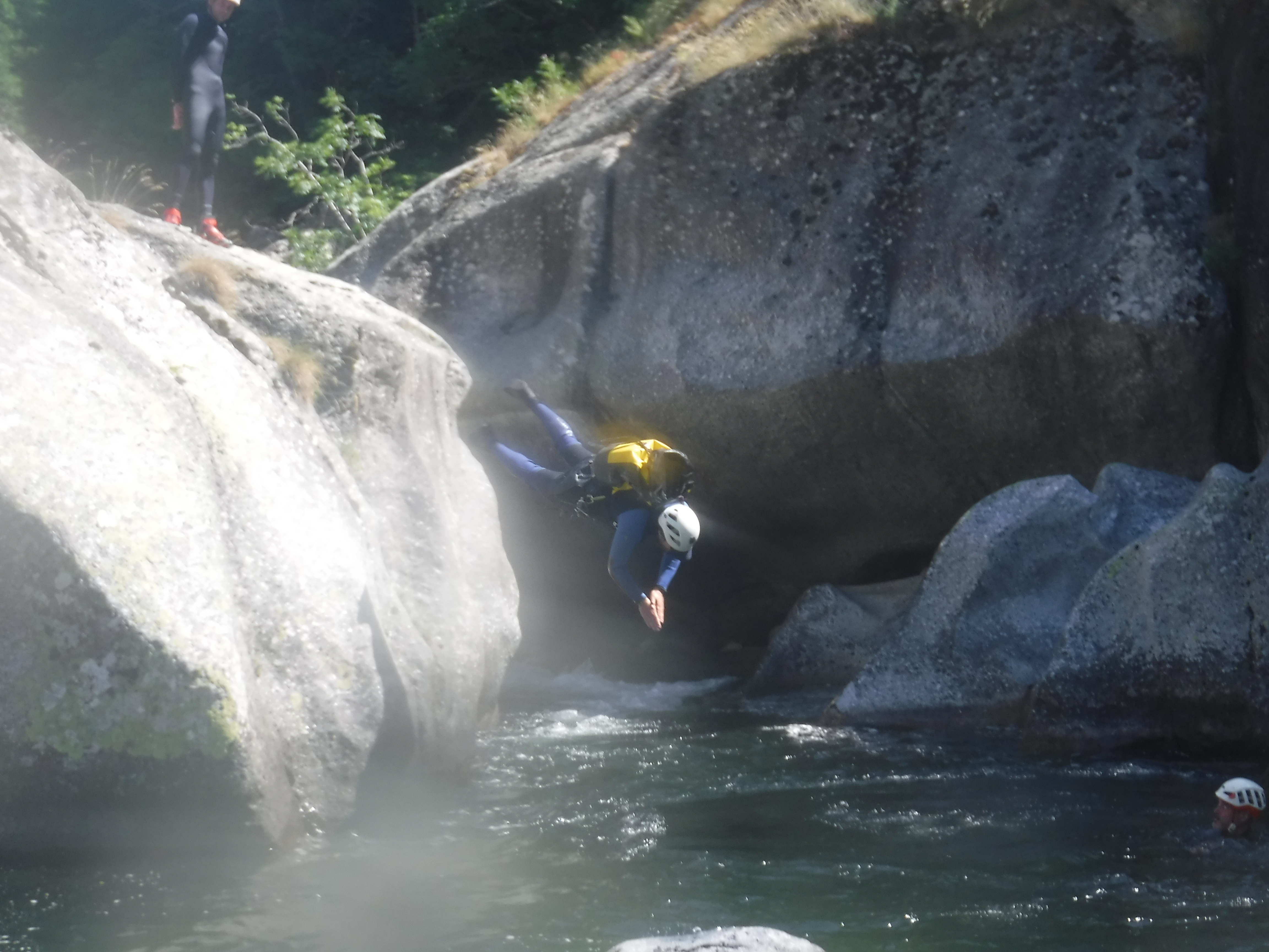 canyoning dans les gorges de la dourbie