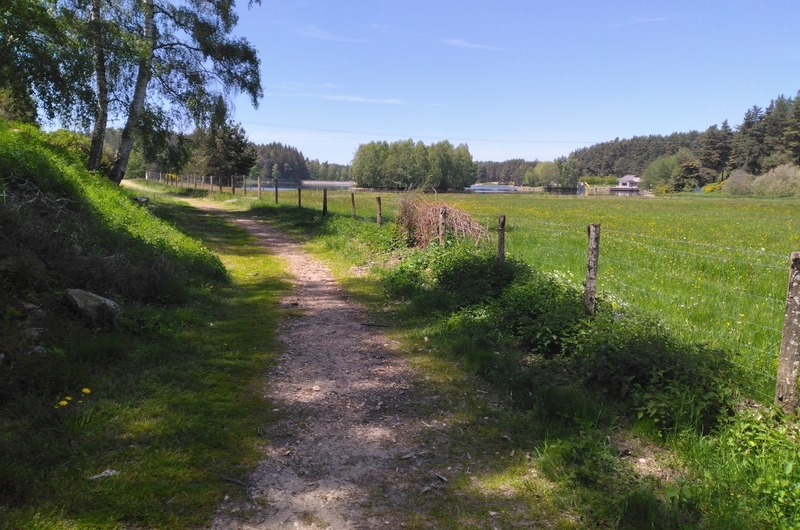 balade autour du lac de ganivet