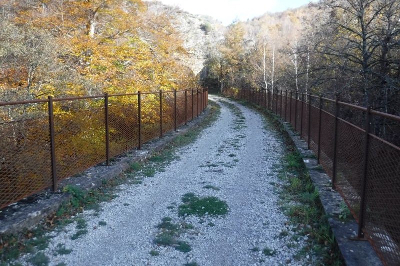 voie verte de florac dans les cevennes