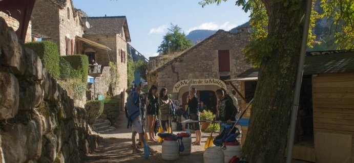 Canoe dans les gorges du Tarn