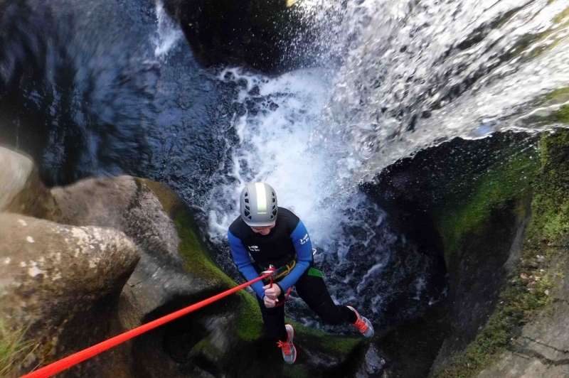 canyoning du tapoul dans les cévennes