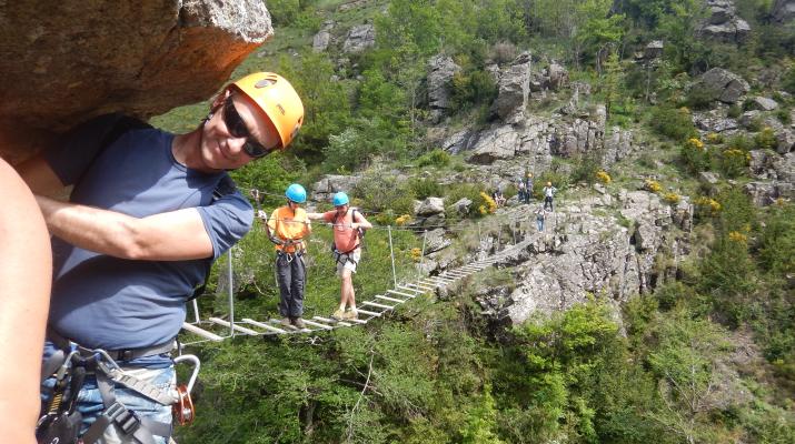 Via ferrata de Rousses dans les Cévennes - 0