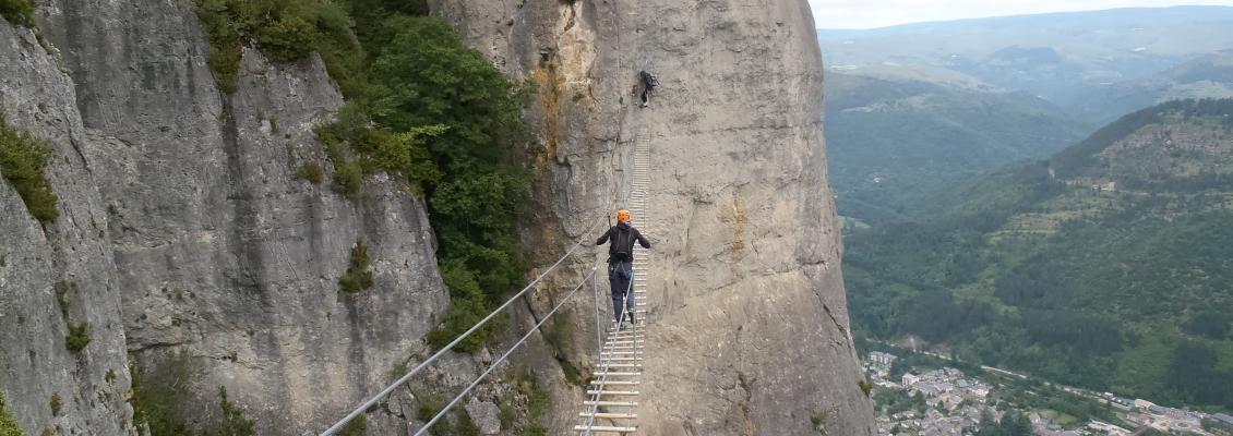 Via ferrata près des gorges du Tarn - 0