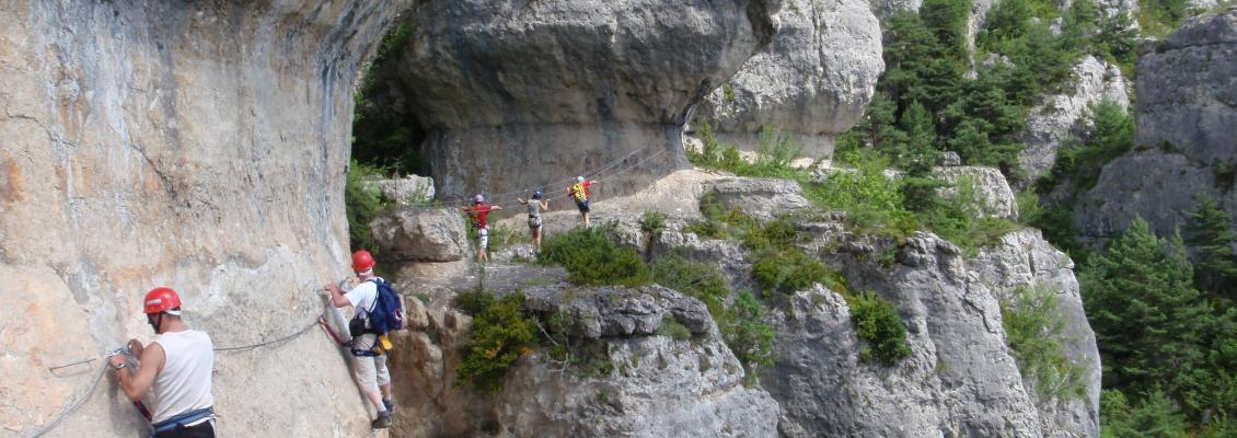Via ferrata de Liaucous dans les Gorges du Tarn - 2