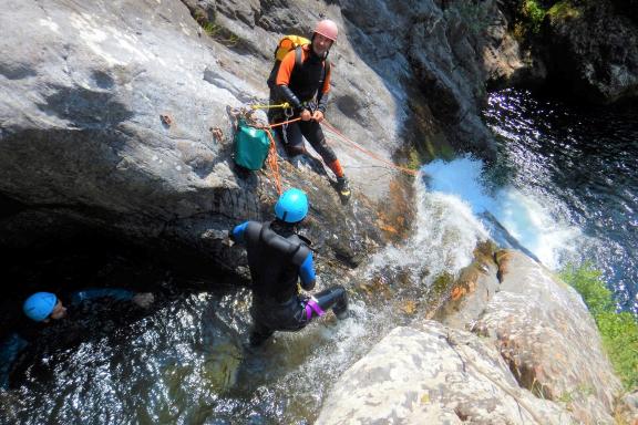 Canyoning - Canyon de Bramabiau dans les Cévennes