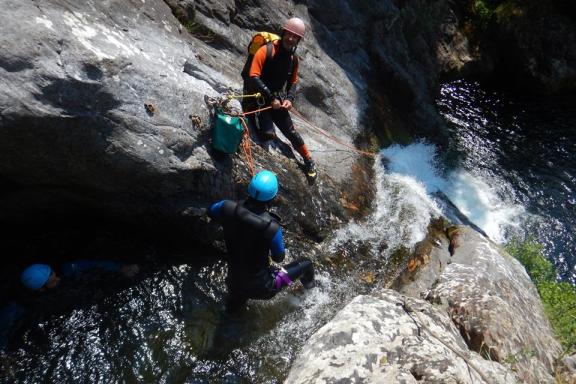 Canyoning - Canyon de Bramabiau dans les Cévennes