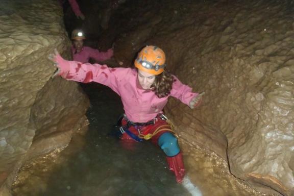 Canyoning - Spéléologie dans les Gorges du Tarn dans la rivière souterraine de la Clujade