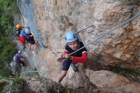 Via Ferrata - Via ferrata de Liaucous dans les Gorges du Tarn