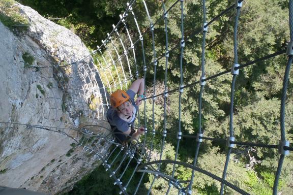 Via Ferrata - Via ferrata de la Canourgue en Lozère
