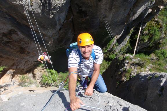 Via Ferrata - Via ferrata de Liaucous dans les Gorges du Tarn